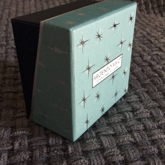 Argento Vivo Sterling Silver star Pendant necklace - Picture 3 of 4